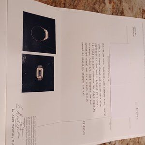 Men's Gold, Sapphire and Diamond Ring